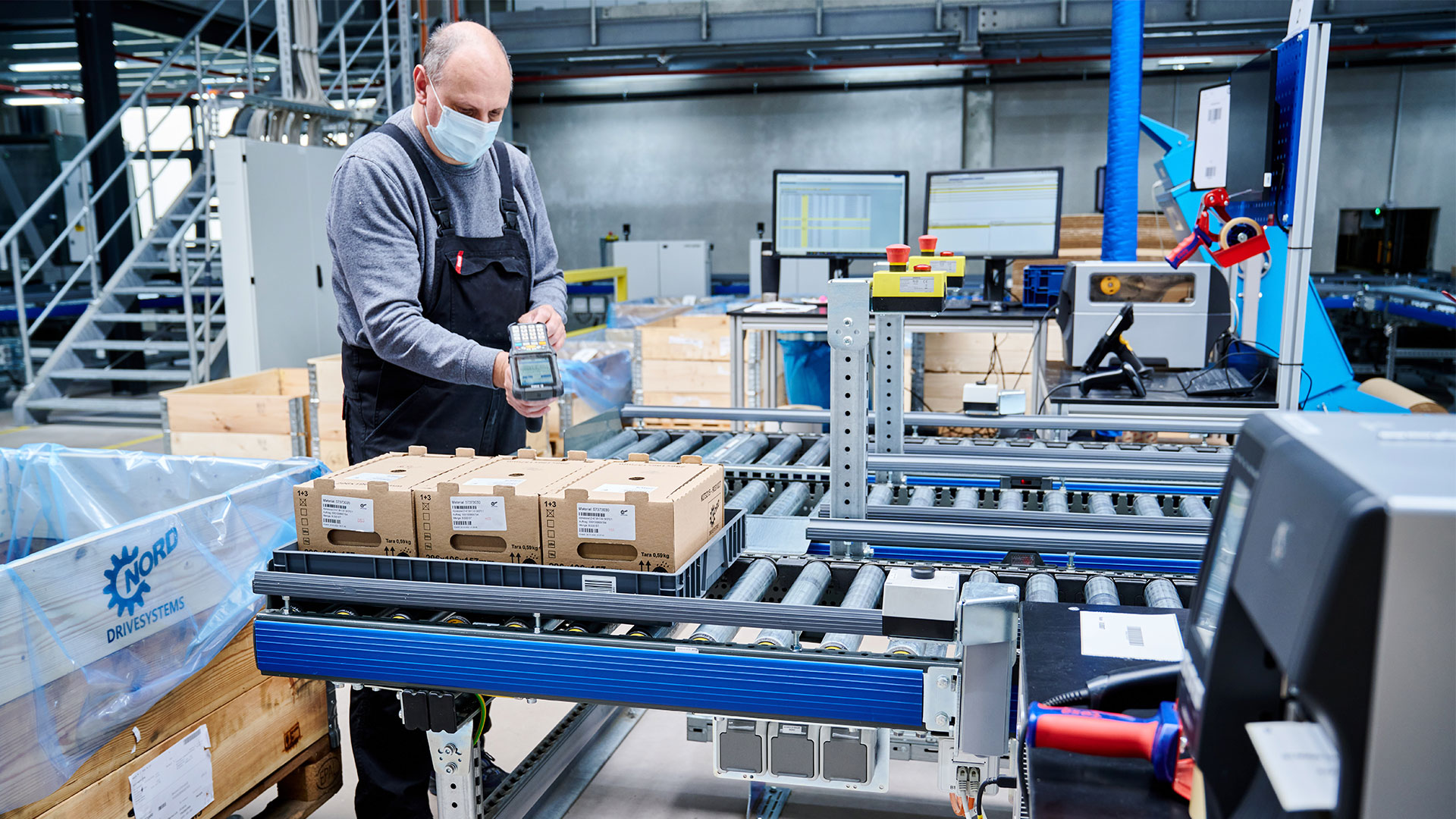 Verpackung und Versand bei Getriebebau NORD